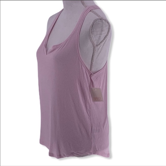 Make +Model Racerback Ribbed Boyfriend Tank S - Picture 4 of 11